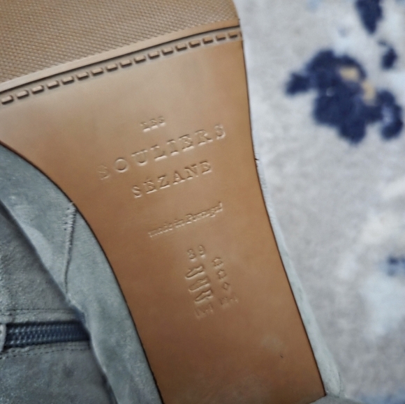 Sezane Brooklyn Boots in Sea Green size 39 - Picture 11 of 12